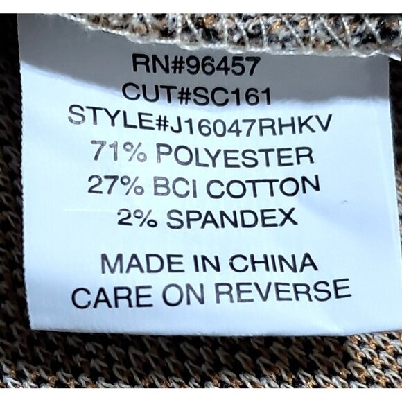 Stitch & Pine Houndstooth A-Line Mini Skirt S Polyester Blend - Picture 3 of 8